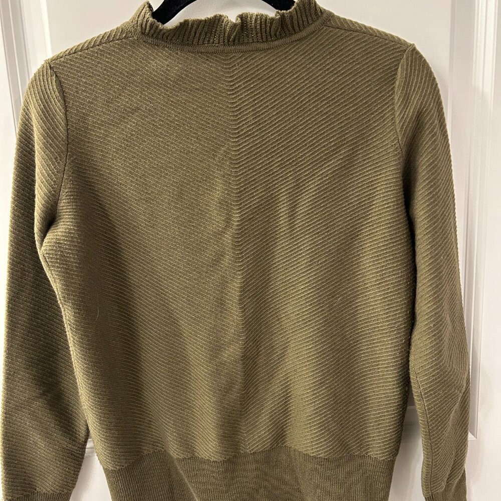 J. Crew Ruffleneck sweater - Picture 2 of 3